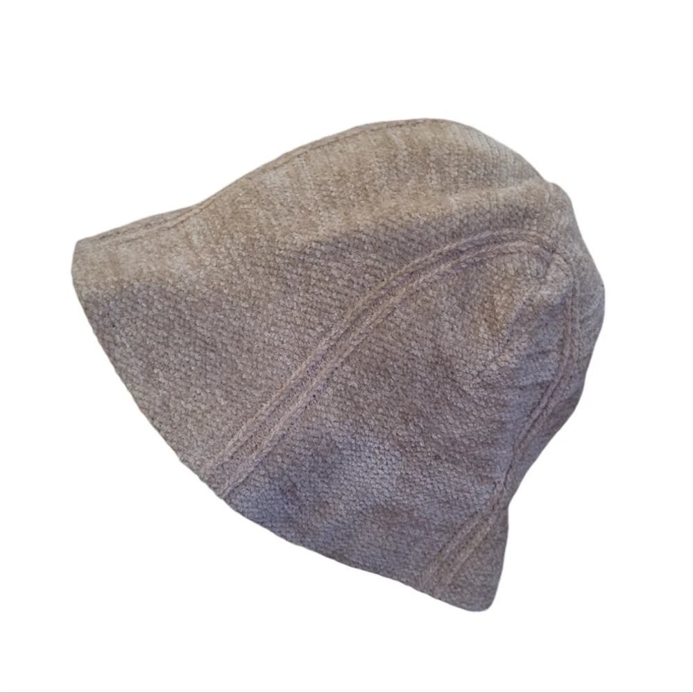 1970's Tan Velour Bucket Hat‎ - Picture 2 of 4